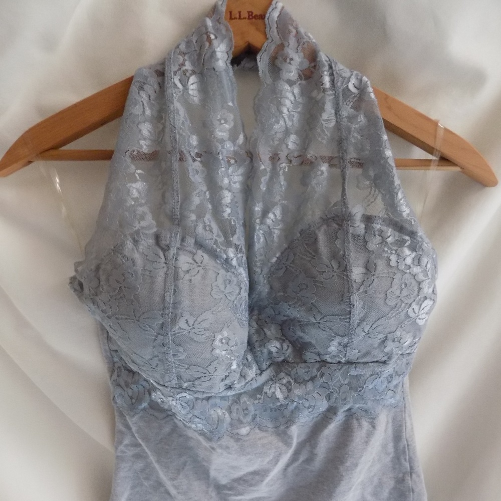 Zenana Outfitters Lace Halter Top